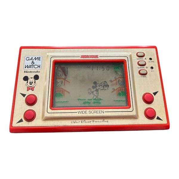 任天堂 ゲーム&ウォッチ ミッキーマウス 1982年製 ゲームウォッチ