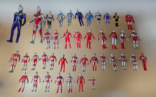 【まとめ売り】ウルトラマン ソフビ フィギュア 中古 レア 41点セット