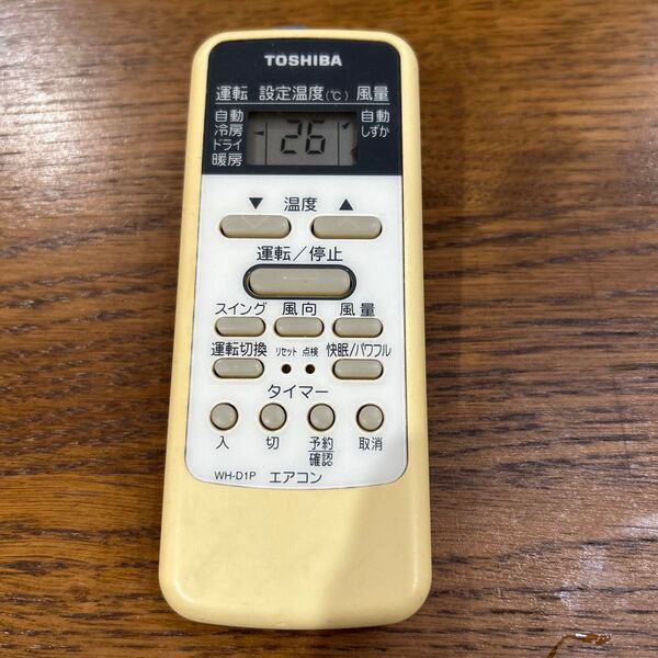 519・TOSHIBA/東芝・エアコンリモコン・品番WH-D1P