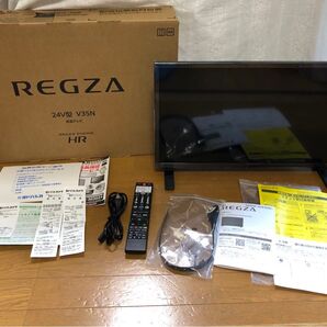 TOSHIBA 東芝 液晶テレビ REGZA 24V35N 2025年製 ヨドバシカメラ5年長期保証加入証書あり 箱説付 24V型