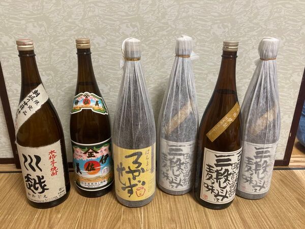 1.8L焼酎6本セット 岩倉酒造 麦焼酎三段仕込み 高良酒造 はちまんろかせず 甲斐商店 伊佐美 川越酒造 川越 本格焼酎 一升瓶