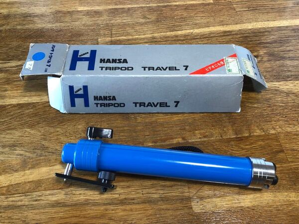 HANSA TRIPOD TRAVEL7 近江屋写真用品 ハンザ トラベル7 ミニ三脚 アオ ブルー