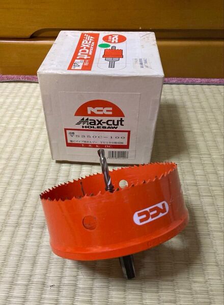 NCC Max-cut HOLESAW H-BM120 塩ビパイプ用ホールソー VU100用(120) 品番:YS350C-100
