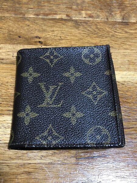 LOUIS VUITTON ルイヴィトン モノグラム ポルトビエカルトブルー パスケース&カード入れ 二つ折り財布 札入れ
