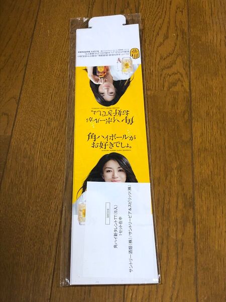 角ハイボール POP 居酒屋販促品 5枚入り 角ハイ新タレントTT 組立式 井川遥 幅9cm x 縦13cm程度