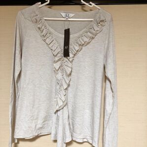 ATSURO TAYAMA フリル付き トップス ベージュ系 未使用