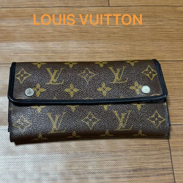 LOUIS VUITTON ルイ ヴィトン モノグラム マカサー ポルトフォイユ ロン M60168 長財布