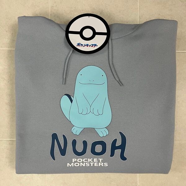 ポケットモンスター ヌオー 長袖 スウェット プルパーカー ドン・キホーテ限定 ブルーグレー Lサイズ