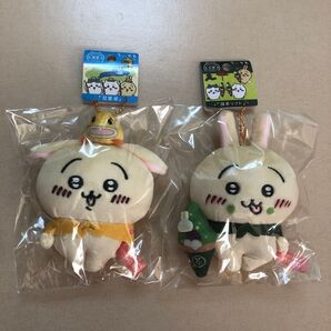 2点 ご当地ちいかわ うさぎ マスコット 琵琶湖 抹茶ソフト 滋賀 京都 ぬいぐるみ