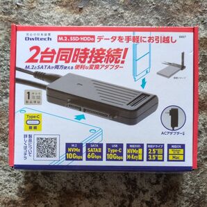 【新品】オウルテック お引越し変換アダプター M.2+SSDorHDD クローン
