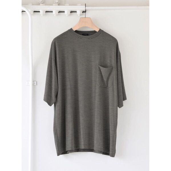COMOLI 23SS サマーウール天竺半袖Tシャツ