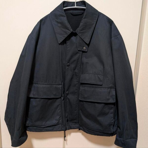 【古着】ユニクロ U 2022AW/ユーティリティショートブルゾン ネイビー S