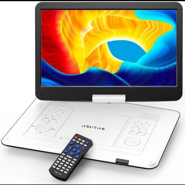 美品 ポータブルdvdプレーヤー 17.9型 高画質液晶 14インチ超大画面
