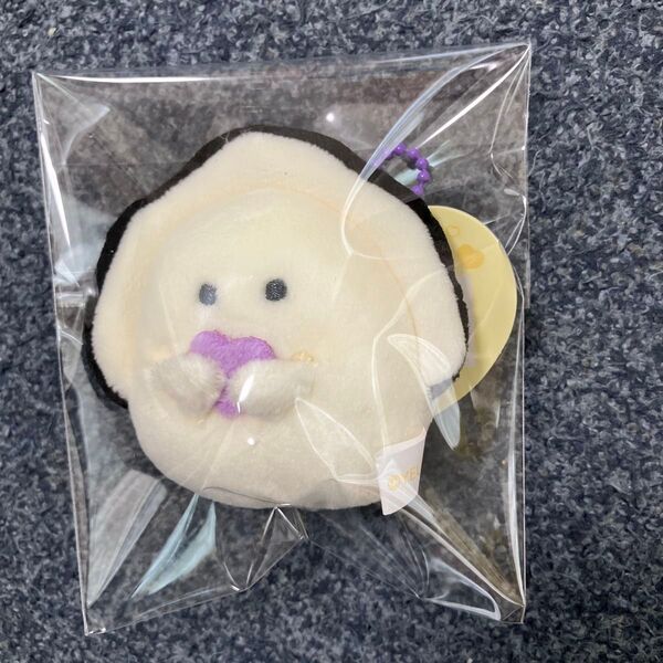 つぶらな瞳のなまがき おしはーと むぎゅぬい ぷちマスコット むらさき ぬいぐるみ キーホルダー