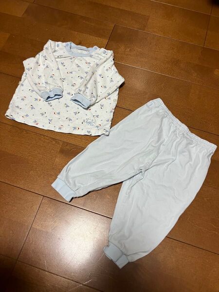 ファミリア パジャマ 80cm 上下セット 長袖