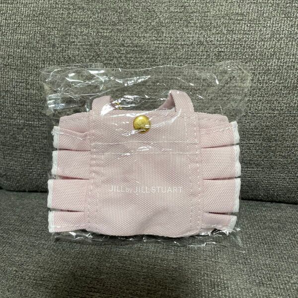 JILL by JILL STUART ミニフリルトートバッグ キーホルダー2 ピンク ガチャ ジルバイジルスチュアート