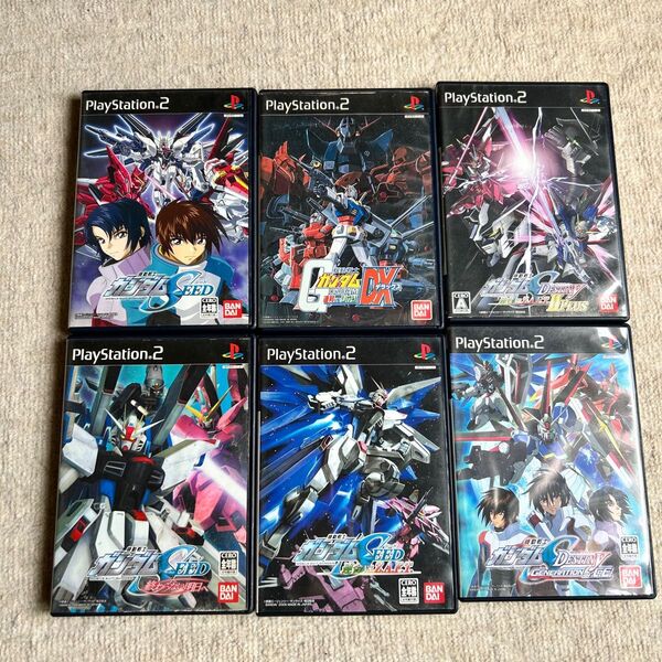 PS2 機動戦士ガンダム プレイステーション2 6本 まとめ売り