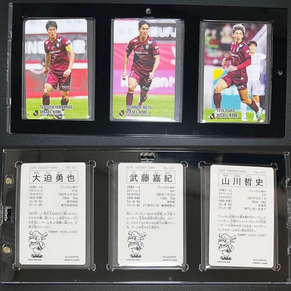 【ヴィッセル神戸】Jリーグチップス 復刻版 3枚セット カルビー サッカー