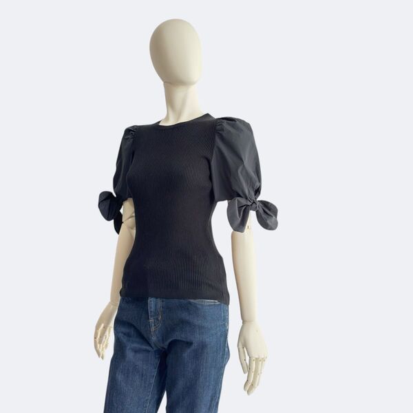 RED VALENTINO レッド ヴァレンティノ ニット 半袖 ブラック