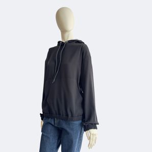 MONCLER モンクレール ワッペン プルオーバー パーカー ブラック