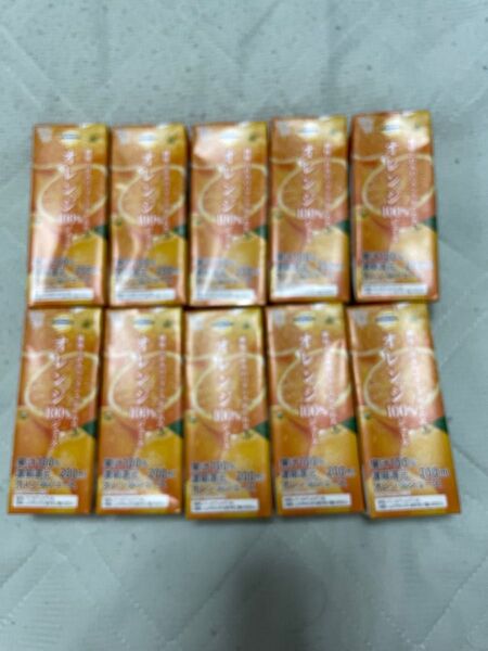 オレンジジュース 100% 200ml 10本 イオン 紙パック