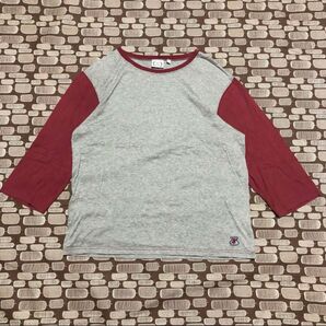 【美品】430FOURTHIRTY フォーサーティ ベースボールTシャツ 日本製 S カットソー ロンT 7分袖 BBT アメカジ