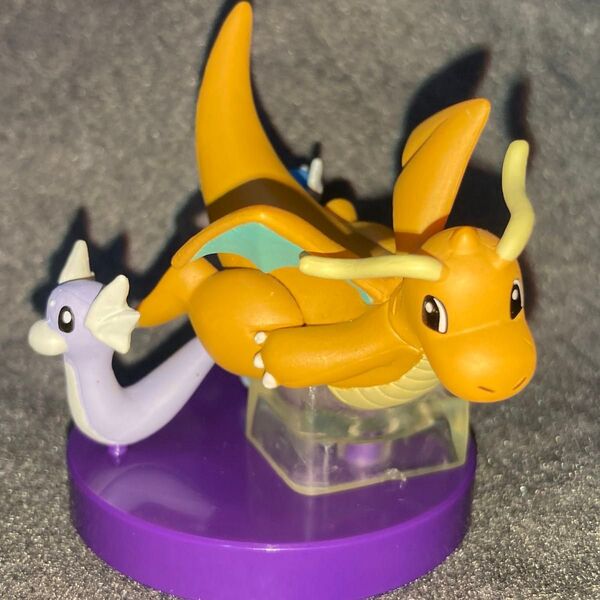立体ポケモン図鑑 カイリュー ハクリュー ミニリュウ フィギュア