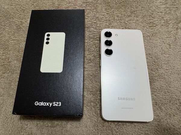 Galaxy S23 SM-S911C 楽天 cream SIMフリー 残債無し 極美品