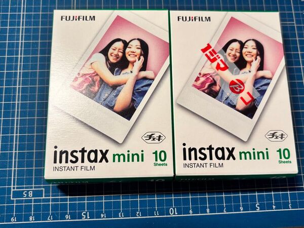 チェキフィルム instax mini 10枚入 2箱(20枚セット) mini FUJIFILM 富士フィルム 富士フイルム