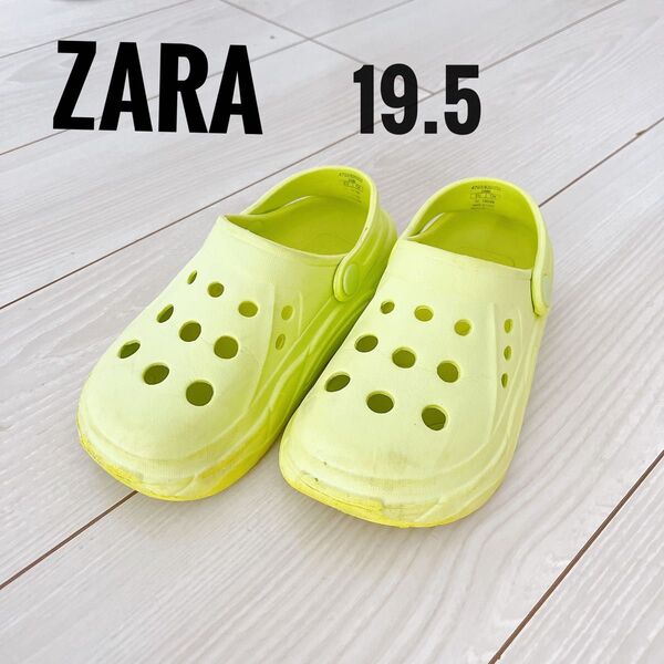 ZARA ザラ 子供 クロックス スリッポン サンダル 19.5 キッズサンダル キッズ 子供用