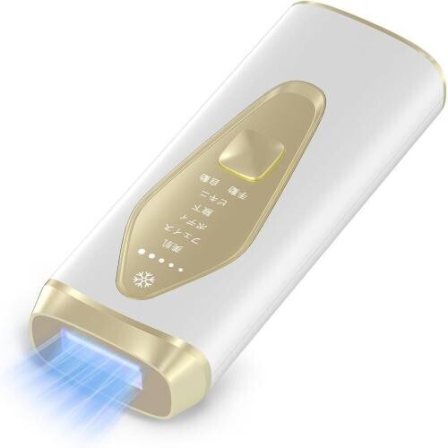 脱毛器 VIO対応 全身適用 手動・自動照射 無痛脱毛 IPLだつもうき サファイア冷却 5段階調節 家庭用脱