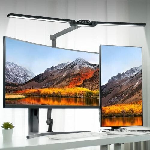 デスクライト LED 電気スタンド 明るさ1900Lx,折り畳み可能なLEDデスクライト、37.4 大型デザイナースタンドライト