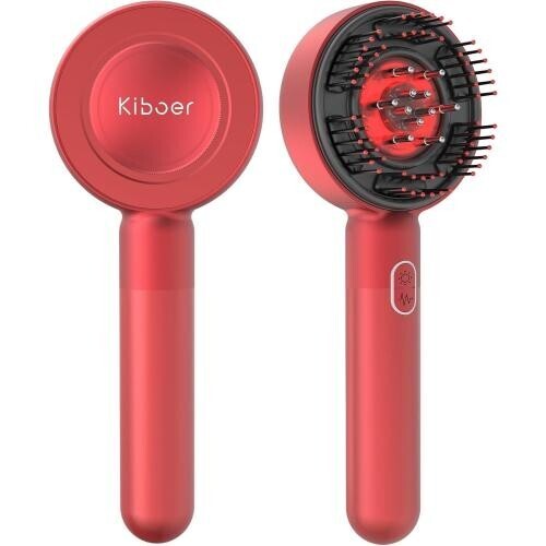 電気ブラシ ヘッドスパ 電動頭皮ブラシ スカルプ 特許取得済 頭皮エステEMS RF赤LED 美容家電 三段階レベル