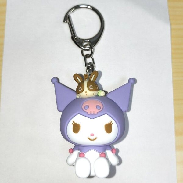 My Melody S2 KUROMI X 宇佐美 立体ラバーキーホルダー クロミ