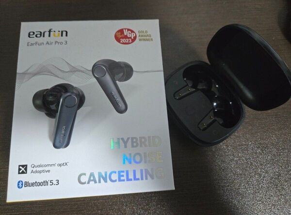 (左耳のみ)EarFun Air Pro 3 ワイヤレスイヤホン ブラック