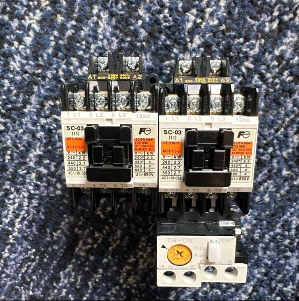 富士電機 電磁開閉器 SC-03 TR-ON セット
