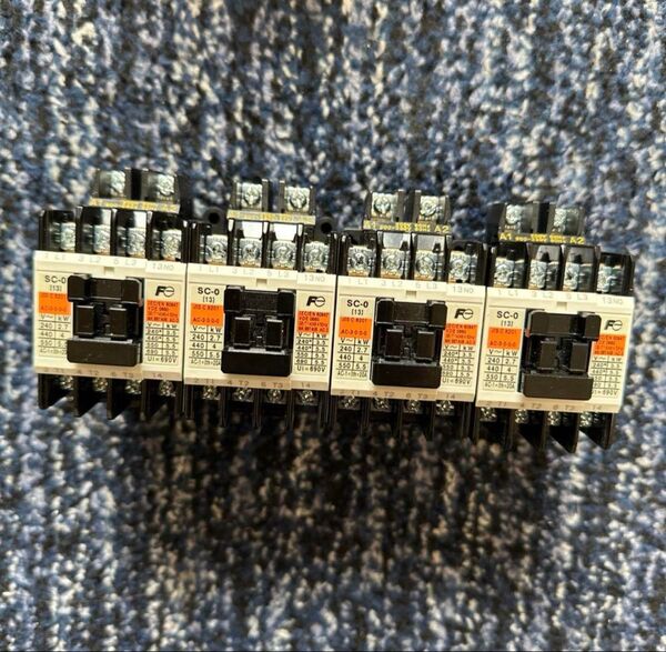 富士電機機器制御 SC-0 4個セット 電磁接触器