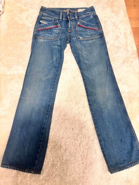 DIESEL デニムパンツ W24 インディゴブルー