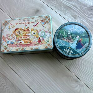 お菓子空き缶 ディズニー ダッフィー
