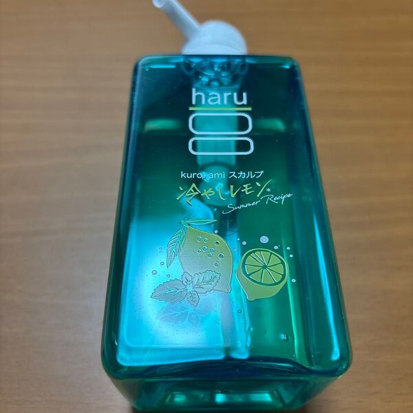 冷やしレモン haru kurokami スカルプシャンプー ポンプ 400ml