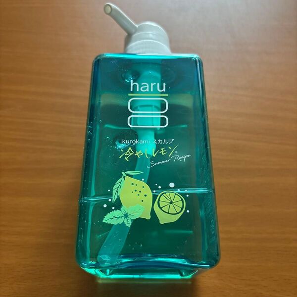冷やしレモン haru kurokami スカルプシャンプー ポンプ 400ml