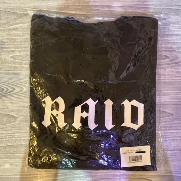 RAID JAPAN レイドジャパン ドライロンT ブラック STB DRY LS TEE 2023 Lサイズ