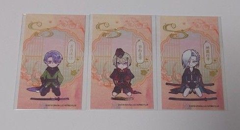 五月雨江 日向 地蔵 箔押しカード アニカフェ 刀剣乱舞
