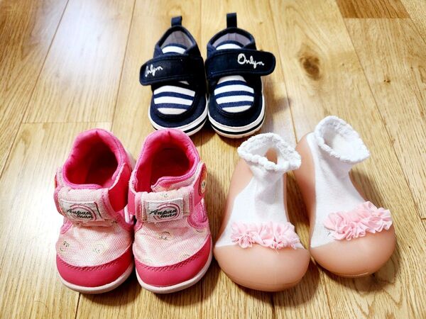 ファーストシューズ 子ども靴 サンダル 3足 アティパス アンパンマン