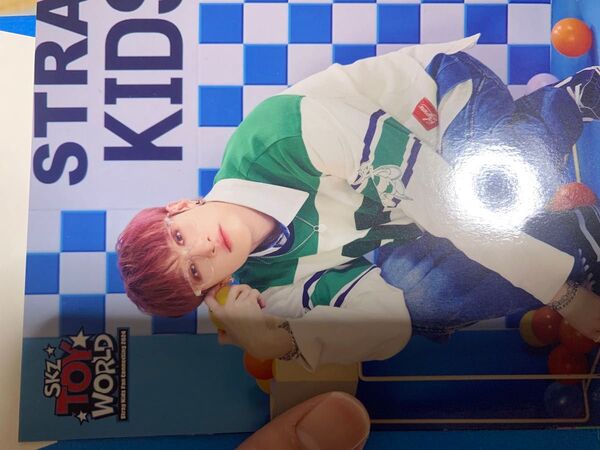 2枚セット StrayKids スキズ バンチャン トレカ+ステッカー TOYWORLD