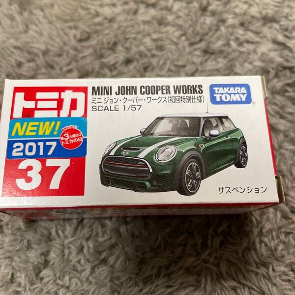 No.37 ミニ ジョン・クーパー・ワークス (初回特別仕様) (1/60スケール トミカ 879435)廃盤品