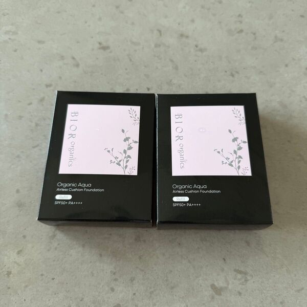 【新品未使用】 ビオール BIOR オーガニックアクアエアレスクッションファンデーション 2個セット