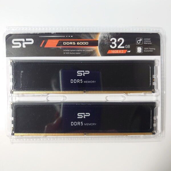 Silicon Power DDR5 6000 16GBx2 SP032GXLWU60AFDEAE (商品説明必読)