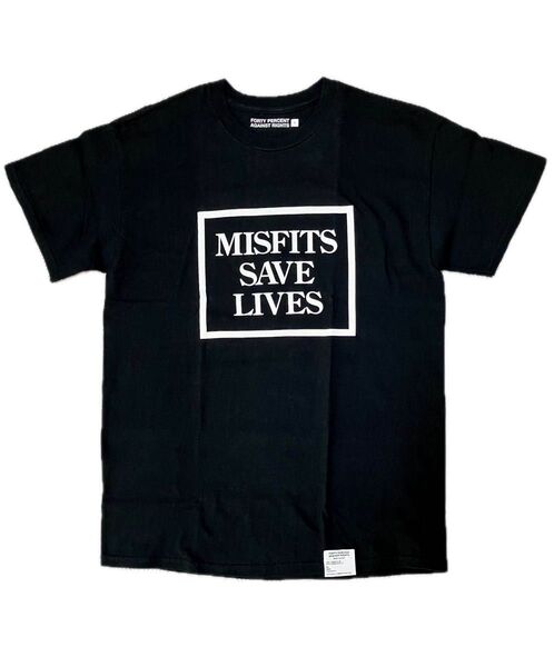 FORTY PERCENT AGAINST RIGHTS フォーティーパーセント Tシャツ S ステッカー2枚付き