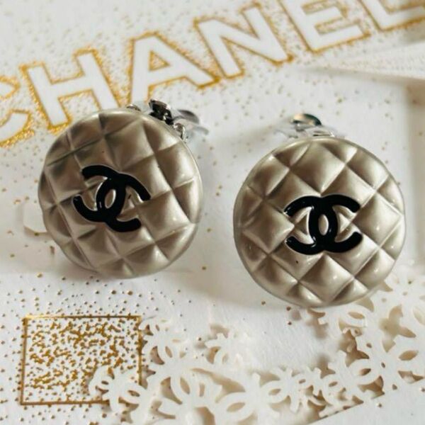 CHANEL シャネル イヤリング ココマーク ヴィンテージ シルバー